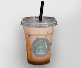 Plastic Cup Coffee Labels