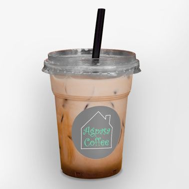 Plastic Coffee Cup Labels