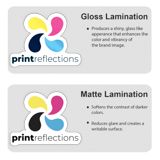 Lamination Options for labels